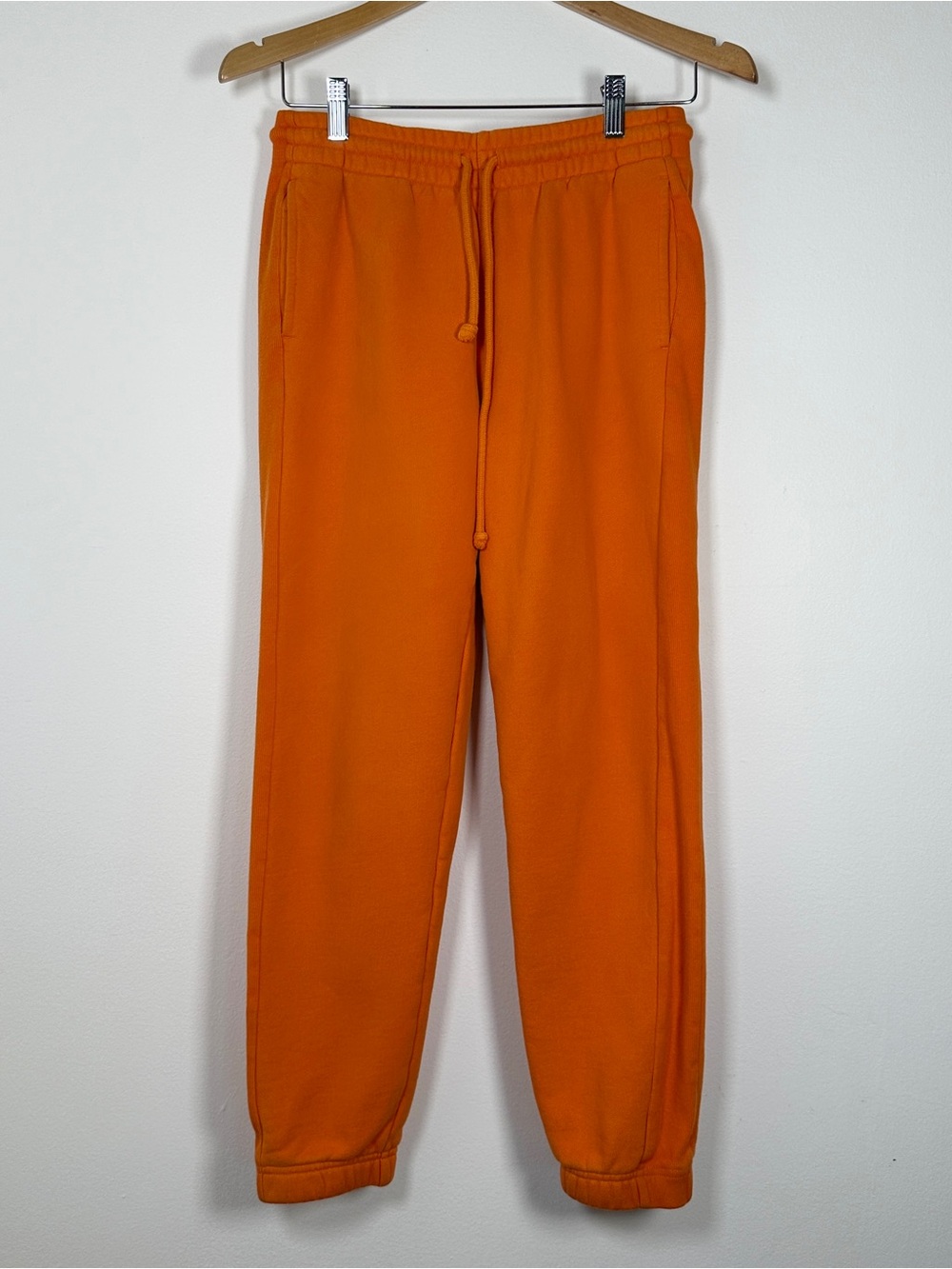 TNA Orange Drawstring Jogger Pants XS